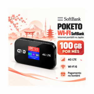 POKETO WIFI SoftBank 100GB