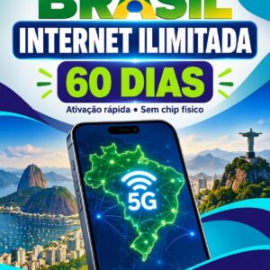 eSIM Brasil 60 dias - ILIMITADO